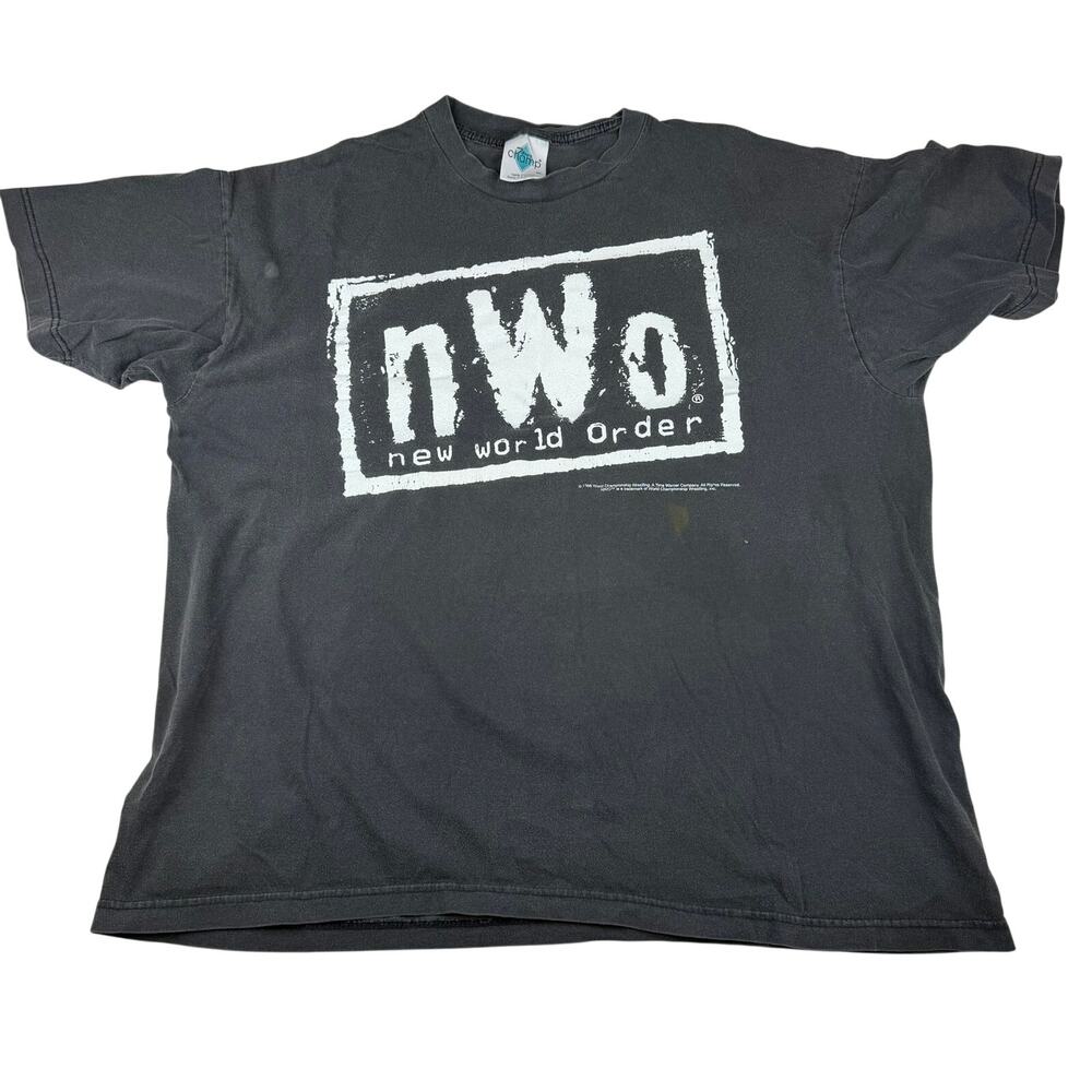 Vintage 1998 WCW nWo New World Order T-Shirt XL